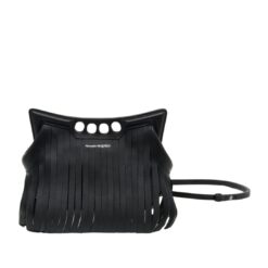ALEXANDER MCQUEEN WOMEN'S THE PEAK BAG MINI IN BLACK