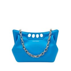ALEXANDER MCQUEEN WOMENS THE PEAK BAG SMALL IN LAPIS BLUE