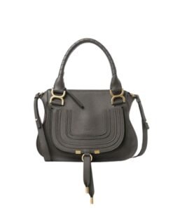 CHLOE MARCIE SMALL DOUBLE CARRY BAG ELEPHANT GREY