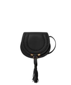CHLOE MARCIE SMALL SADDLE BAG BLACK