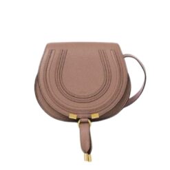 CHLOE MARCIE SMALL SADDLE BAG WOODROSE