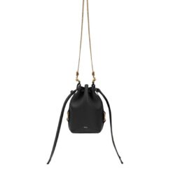 CHLOE MARCIE MICRO BUCKET BLACK