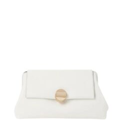 CHLOE PENELOPE CLUTCH WHITE