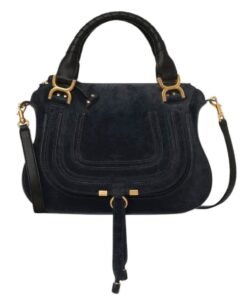 CHLOE MARCIE DOUBLE CARRY BAG MIDNIGHT BLUE