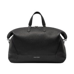 ALEXANDER MCQUEEN MANS THE EDGE DUFFLE BAG IN BLACK
