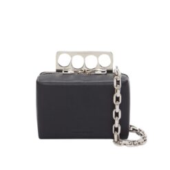 Alexander Mcqueen Mens The Grip Mini Bag In Black