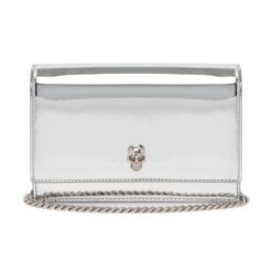 ALEXANDER MCQUEEN WOMANS SMALL SKULL IN SILVER