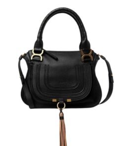 CHLOE MARCIE SMALL DOUBLE CARRY BAG BLACK