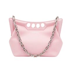 ALEXANDER MCQUEEN WOMENS THE PEAK BAG SMALL IN NEW PINK