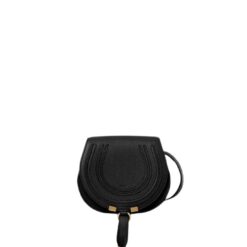CHLOE MARCIE SMALL SADDLE BAG BLACK