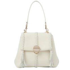 CHLOE PENELOPE SMALL SOFT SHOULDER BAG WHITE
