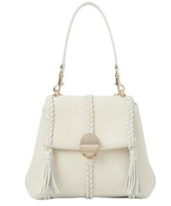 CHLOE PENELOPE SMALL SOFT SHOULDER BAG WHITE