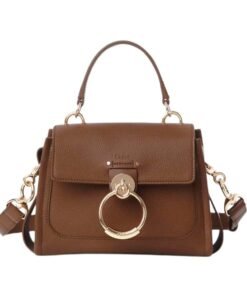 CHLOE MINI TESS DAY BAG DARK NUT