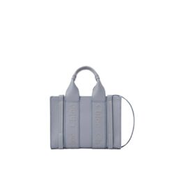 CHLOE MINI WOODY TOTE BAG STORM BLUE