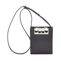 ALEXANDER MCQUEEN MANS THE GRIP MINI TOTE BAG IN BLACK