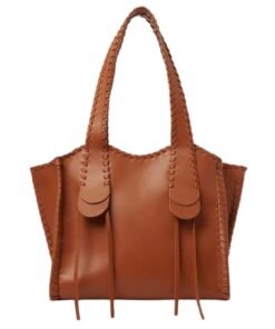 CHLOE MEDIUM MONY TOTE BAG CARAMEL