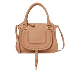 MARCIE SMALL DOUBLE CARRY BAG LIGHT TAN