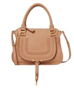 MARCIE SMALL DOUBLE CARRY BAG LIGHT TAN