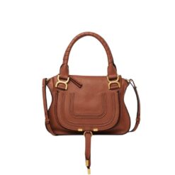 CHLOE MARCIE SMALL DOUBLE CARRY BAG TAN