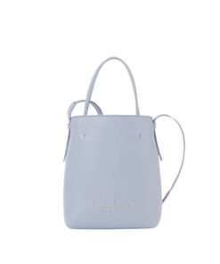 CHLOÉ SENSE MICRO TOTE BAG BLUE
