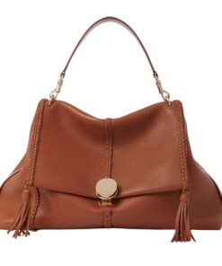CHLOE PENELOPE LARGE SOFT SHOULDER BAG CARAMEL