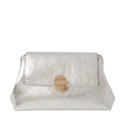CHLOE PENELOPE CLUTCH SILVER