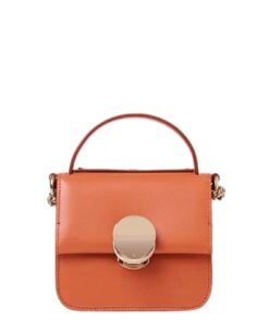 CHLOE PENELOPE MICRO FLAP BAG TAWNY ORANGE
