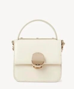 CHLOE PENELOPE MICRO FLAP BAG MISTY IVORY