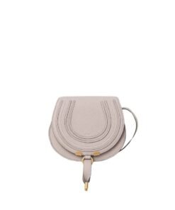 CHLOE MARCIE SMALL SADDLE BAG WILD GREY