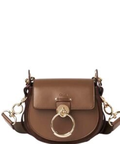 CHLOE SMALL TESS BAG DARK NUT