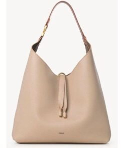 CHLOE MARCIE HOBO BAG FLORAL GREY