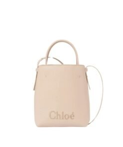 CHLOÉ SENSE MICRO TOTE BAG CEMENT PINK