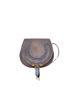 CHLOE MARCIE SMALL SADDLE BAG CASHMERE GREY