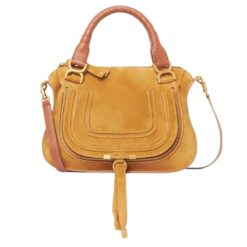 CHLOE MARCIE DOUBLE CARRY BAG SAFARI GOLD