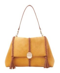 CHLOE PENELOPE MEDIUM SOFT SHOULDER BAG SAFARI GOLD