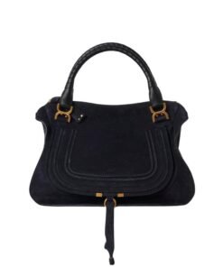CHLOE MARCIE LARGE DOUBLE CARRY BAG MIDNIGHT BLUE