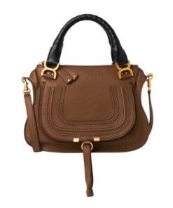 CHLOE MARCIE DOUBLE CARRY BAG PALM BROWN