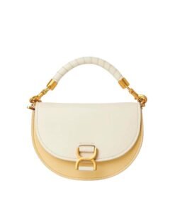 CHLOE MARCIE CHAIN FLAP BAG MISTY IVORY