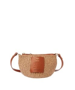 CHLOÉ ZIPPERED MINI BASKET CARAMEL