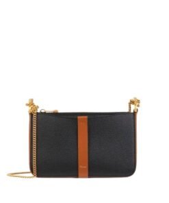 CHLOE MARCIE POUCH ON CHAIN BLACK