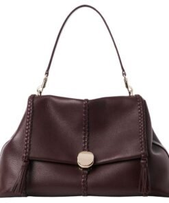 CHLOE PENELOPE LARGE SOFT SHOULDER BAG DEEP VIOLIN