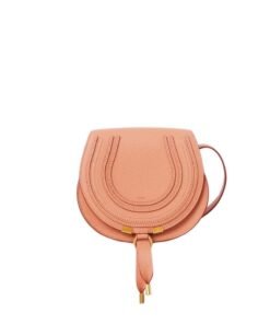 CHLOE MARCIE SMALL SADDLE BAG TERRACOTTA PINK