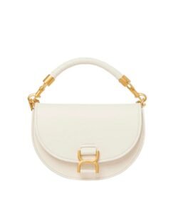 CHLOE MARCIE CHAIN FLAP BAG MISTY IVORY