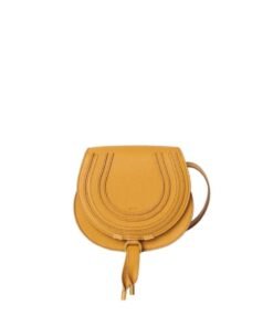 CHLOE MARCIE SMALL SADDLE BAG HONEY GOLD