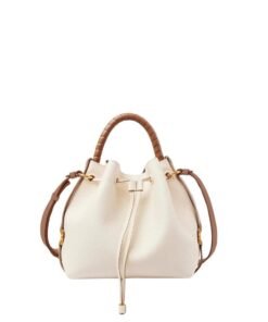 CHLOE MARCIE BUCKET BAG MISTY IVORY