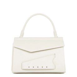 MAISON MARGIELA SNATCHED LEATHER TOTE BAG