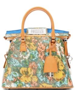 MAISON MARGIELA 5AC CLASSIQUE FLORAL-PRINT TOTE BAG