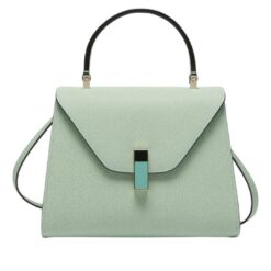 VALEXTRA ISIDE PLEXI TOP HANDLE MINI BAG