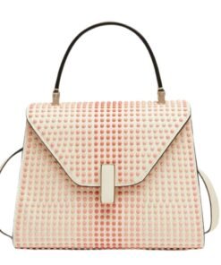VALEXTRA ISIDE SPECKLES TOP HANDLE MINI BAG