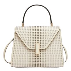 VALEXTRA ISIDE SPECKLES TOP HANDLE MINI BAG